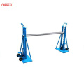 HEAVY DUTY Cable Reel Stands con frenos tensores